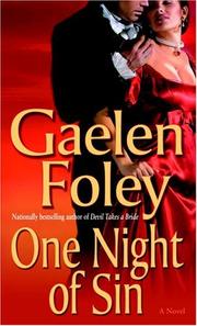 Cover of One night of sin by Gaelen Foley