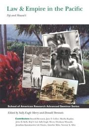 Front cover of Law & empire in the Pacific by Sally Engle Merry
