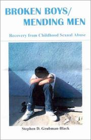 Cover of Broken boys/mending men by Stephen D. Grubman-Black