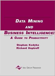 Cover of Data mining and business intelligence by Stephan Kudyba
