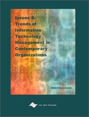 Front cover of Issues and trends of information technology management in contemporary organizations by Information Resources Management Association. International Conference