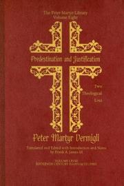 Front cover of Predestination and justification by Pietro Martire Vermigli