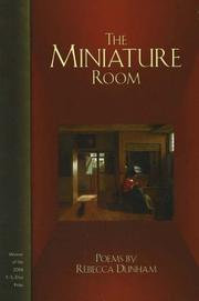 Cover of The Miniature Room by Rebecca Dunham