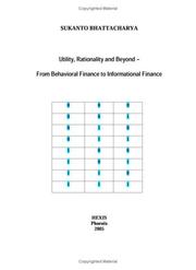Cover of Utility, Rationality and Beyond by Sukanto Bhattacharya