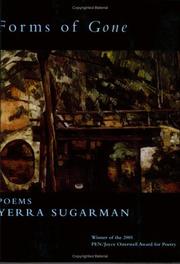 Front cover of Forms of gone by Yerra Sugarman