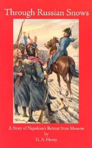 Cover of Through Russian Snows by G. A. Henty
