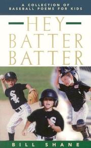 Cover of Hey batter batter by Bill Shane