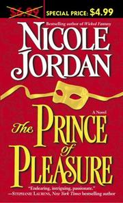 Front cover of The Prince of Pleasure by Nicole Jordan