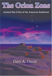 Cover of The Orion Zone by Gary A. David