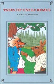 Front cover of Tales of Uncle Remus by Unknown