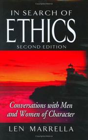 Front cover of In search of ethics by Len Marrella