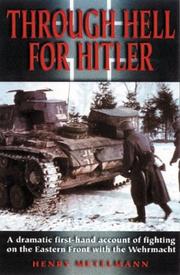 Cover of Through Hell for Hitler by Henry Metelmann