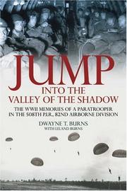 Front cover of JUMP: INTO THE VALLEY OF THE SHADOW by Leland Burns