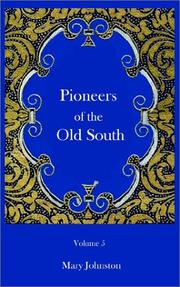 Front cover of Pioneers of the Old South by Constance Lindsay Skinner