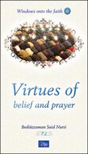 Front cover of Virtues of Belief and Prayer (Windows onto the Faith series) by Said Nursî