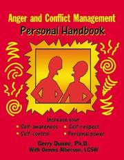 Cover of Anger and Conflict Management by PhD, Gerry Dunne