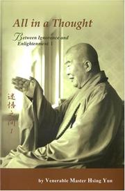 Cover of All in a Thought by Hsing Yun