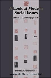 Front cover of A look at modern social issues by Hsing Yun