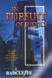 Front cover of In Pursuit of Justice by Radclyffe