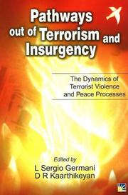 Front cover of Pathways out of terrorism and insurgency by D. R. Kaarthikeyan