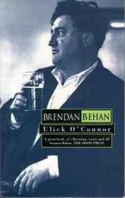 Cover of Brendan Behan by O'Connor, Ulick.