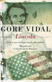 Front cover of Lincoln (Narratives of a Golden Age) by Gore Vidal