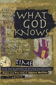 Front cover of What God knows by Harry Lee Poe