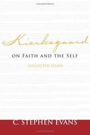 Front cover of Kierkegaard on faith and the self by C. Stephen Evans