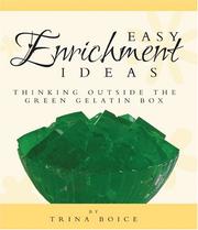 Cover of Easy Enrichment Ideas by Trina Boice