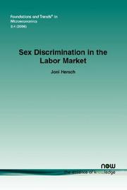 Front cover of Sex Discrimination in the Labor Market by Joni Hersch