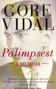 Cover of Palimpsest by Gore Vidal