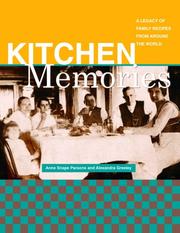 Front cover of Kitchen memories by Anne Snape Parsons