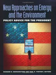 Front cover of New approaches on energy and the environment by Richard D. Morgenstern