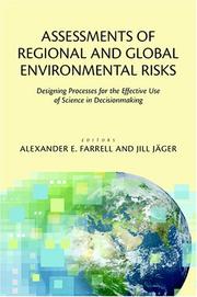 Front cover of Assessments of regional and global environmental risks by Jill Jäger
