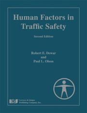 Front cover of Human factors in traffic safety by Paul L. Olson