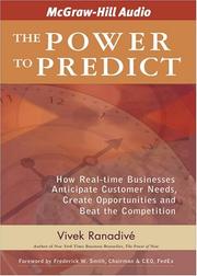 Front cover of The Power to Predict by Vivek Ranadive
