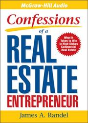 Cover of Confessions of a real estate entrepreneur by James A. Randel