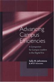 Cover of Advancing campus efficiencies by Sally Johnstone