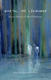 Front cover of Earth, My Likeness by Walt Whitman