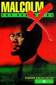 Front cover of Malcolm X for Beginners by Bernard Aquina Doctor