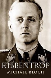 Cover of Ribbentrop by Michael Bloch