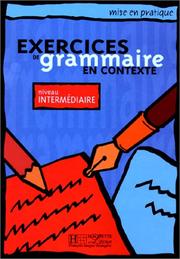 Cover of Exercices De Grammaire En Contexte by Anne Akyuz