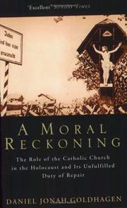 Cover of A Moral Reckoning by Daniel Jonah Goldhagen