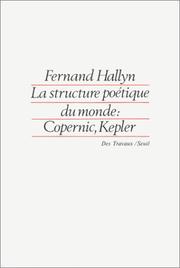 Front cover of La structure poétique du monde by Fernand Hallyn