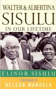 Front cover of Walter & Albertina Sisulu by Elinor Sisulu