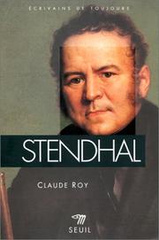 Cover of Stendhal by Stendhal