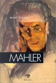 Cover of Mahler by Marc Vignal