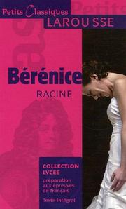 Cover of Berenice by Jean Racine