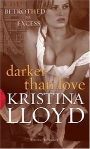 Front cover of Darker Than Love by Kristina Lloyd