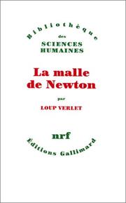 Front cover of La malle de Newton by Loup Verlet